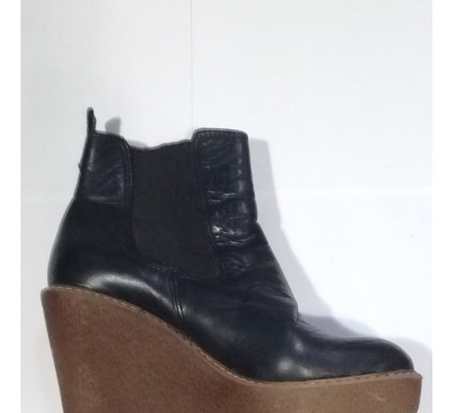 Botas De Cuero Prune Talle 39 Taco Invierno (leer Abajo) 