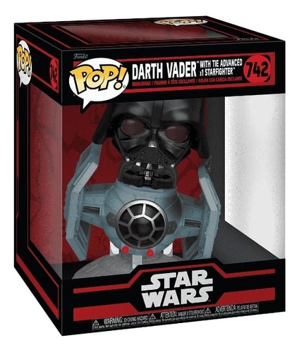 Funko Pop! Star Wars #742 Darth Vader Tie Starfighter Sized