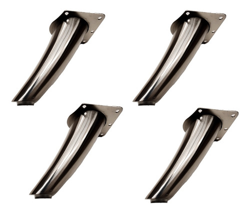 Pata Para Mueble Sillón Acero Sofá Cromada (4 Piezas) P18-04