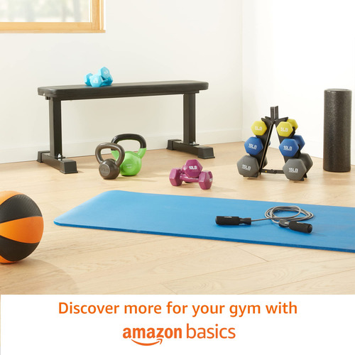 Mancuernas Hexagonales Goma Para Entrenamiento De Fuerza Negro Y Plateado