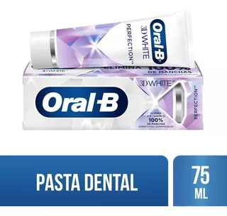 Pasta Dental Oral B 3d White Perfection Micro-pulidores 75ml