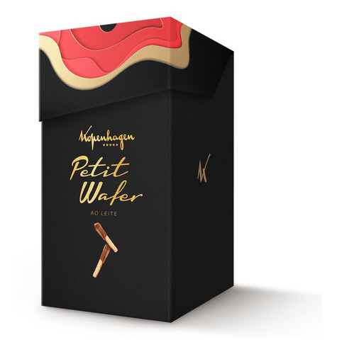 Petit Wafer Ao Leite Kopenhagen 75g