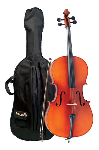 Violoncelo Cello 4/4 Vivace Beethoven C/ Bag Arco E Breu