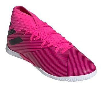 chuteira adidas rosa futsal