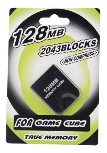 Imagen 1 de 2 de Memory Card Para Gamecube Capacidad 2043 Bloques
