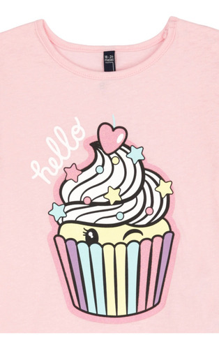 Playera Manga Corta De Bebé Niña C&a (3003524)
