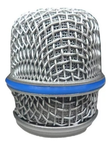 Globo Para Microfone Metálico Shure Sm57 Beta E Similares