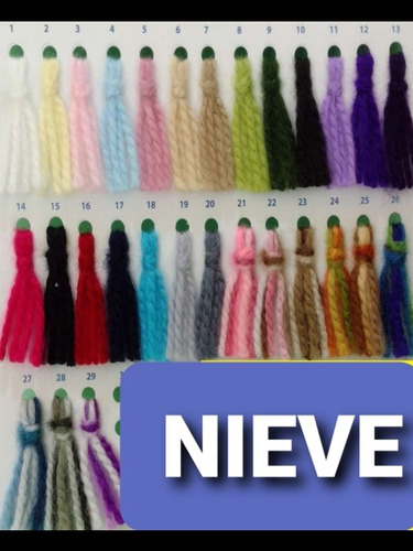 Estambre Nieve Packs 5 Piezas 100g/u