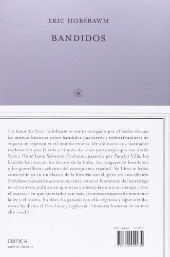 Bandidos Eric Hobsbawm Editorial Crítica