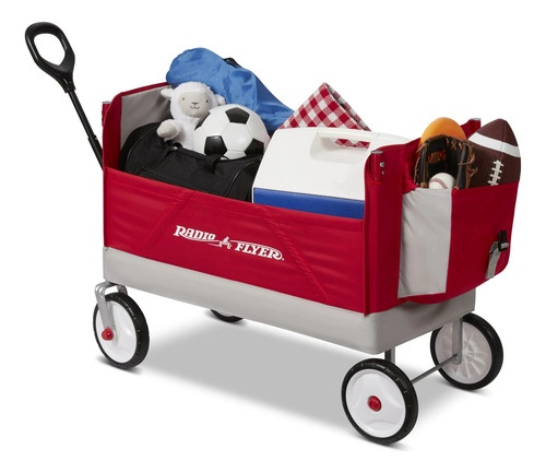 Carrito Plegable Para Niños Con Toldo Y Portavasos