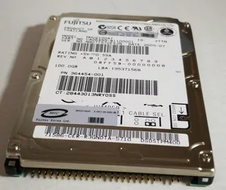 Disco Duro 2.5 Ide 100 Gb Fujitsu Mhu2100at