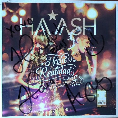 Ha Ash - Primera Fila Hecho Realidad Cd Dvd Nuevo ¡firmado!