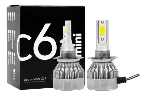 Juego Kit Cree Led H1 H4 H7 H11 36w 16000lm Con Cooler