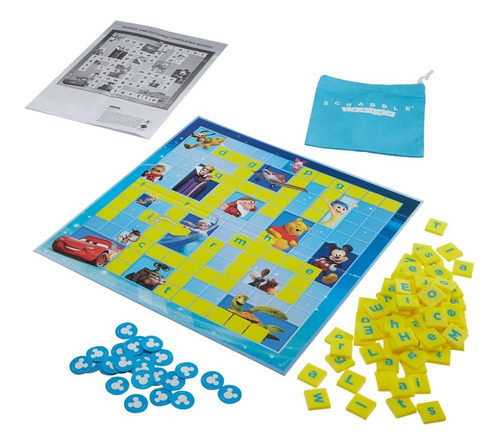 Juego De Mesa Scrabble Junior Disney 2 En 1