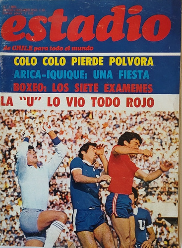 Revista Estadio N°1866 La U Lo Vió Todo Rojo (ee65