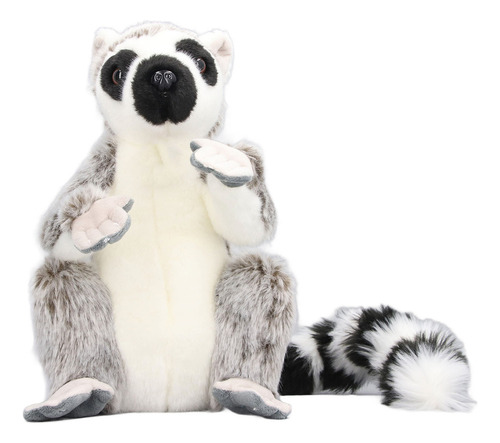Peluche De Peluche Suave Y Realista Plush Lemur