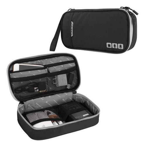 Bolsa De Almacenamiento De Cable De Datos Con Disco En U Par