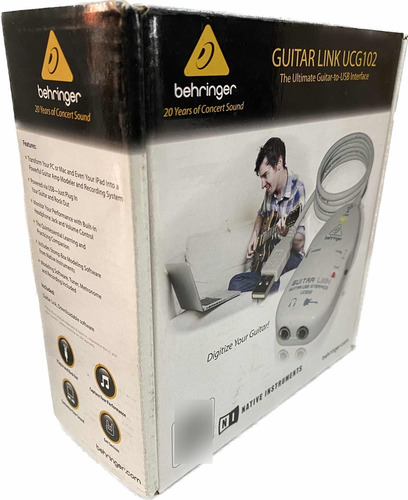 Interface De Conexão Para Guitarra Ucg102 Behringer Original