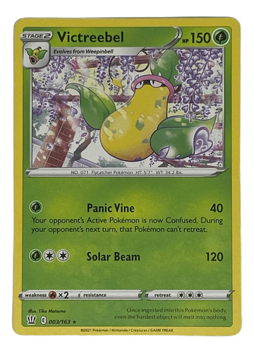 Victreebel Carta Pokémon Original Tcg Inglés