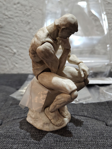 The Thinker El Pensador Figma Plaster Blanco Figura (Usado)