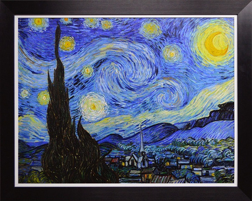 Cuadro La Noche Estrellada Van Gogh Reproduccion En Lienzo