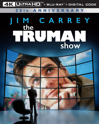 Blu-ray 4k El show de Truman - Jim Carrey. Con guante