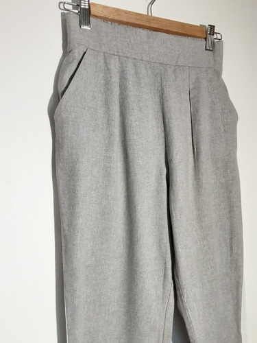 Imagen 3 de 8 de Pantalón Color Gris Con Franja Lateral Y Bolsillos, Talla S