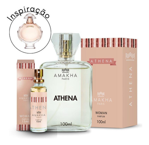 Kit de perfume Athena de 100 ml y 15 ml - Amakha Paris