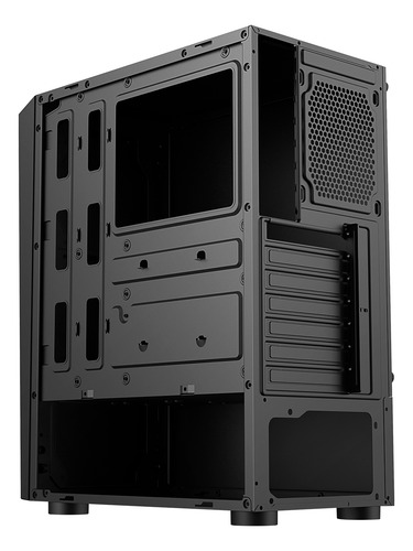 Gabinete Up Gamer Cronos Mid Tower Rgb Mini Itx, Matx, Atx Preto
