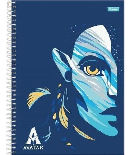 Caderno C/d 10 Materias Avatar 160 Folhas Foroni