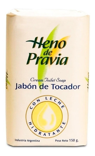 Heno De Pravia Jabon Natural Con Leche Hidratante 150 Gr