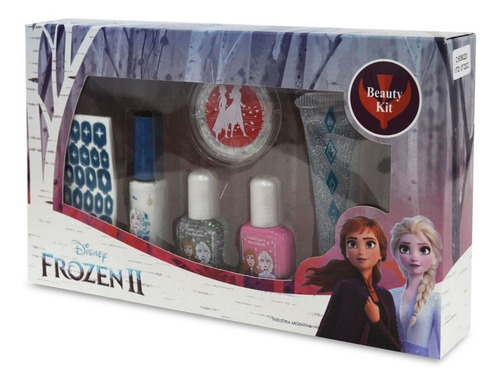 Imagen 1 de 8 de Frozen Beauty Kit Set De Maquillaje Y Uñas Infantil