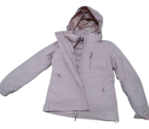 Campera Reversible 2 En 1 De Mujer Impermeable