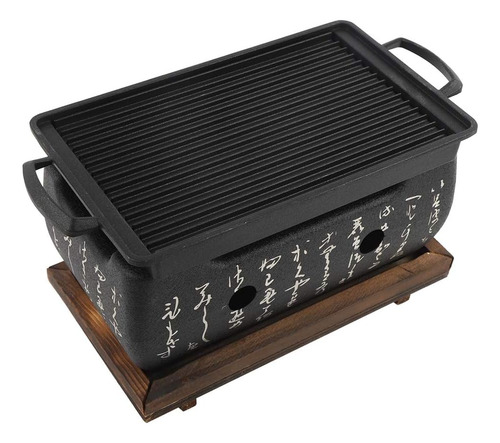 Parrilla De Carbón Japonesa Rectangular