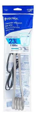 Calentador De Inmersión P/agua #6 De 23 L, 1100 W, Volteck C Gn