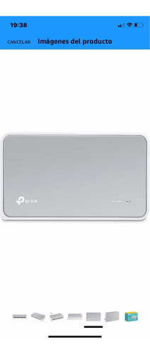 Imagen 3 de 7 de Switch De Tp Link De Cinco Y Ocho Puertos Automático Usado