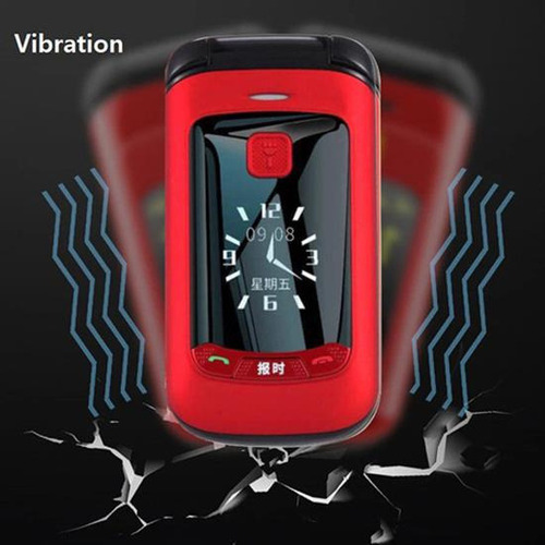P Para Teléfono Celular Flip Dual Sim E For Adultos Mayores