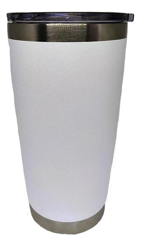 Copo Térmico Catuaí Inox 550ml Ref.4109 - Branco Liso