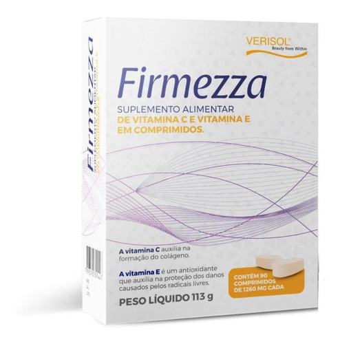 Firmezza Colágeno Verisol 90 Comprimidos 1.250mg Vit C