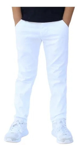 Pantalon Blanco Nino