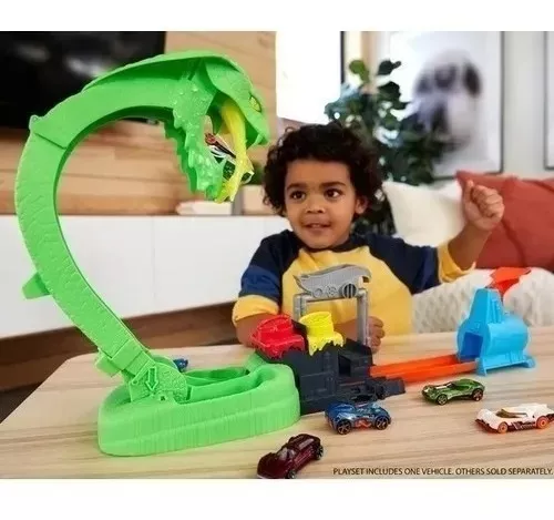 Pista de Percurso Hot Wheels City Ataque Tóxico da Serpente - Tutt  Ambientes & Decorações