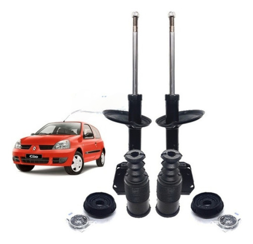 Kit Amortiguadores Renault Clio Ii + Fuelle + Cazoleta C/rul