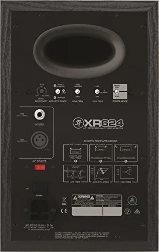 Mackie Xr824 Monitor De Estudio De Canal