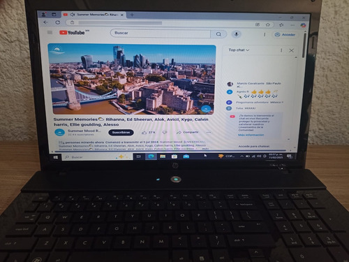 Laptop Probook Hp 4710s Ram 8gb Terminado Piano Grafica Ati Negro (Reacondicionado)