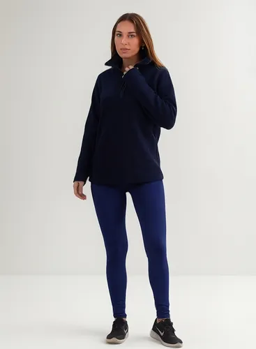 Buzo Micro Polar Térmico Mujer Con Cierre Cuello Mao Mole