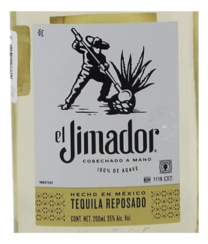 Pack De 4 Tequila Jimador Reposado Nva Presentación 200 Ml