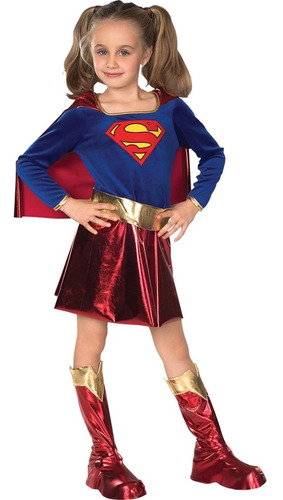 Dc Super Heroes Child's Supergirl Costume, Medium