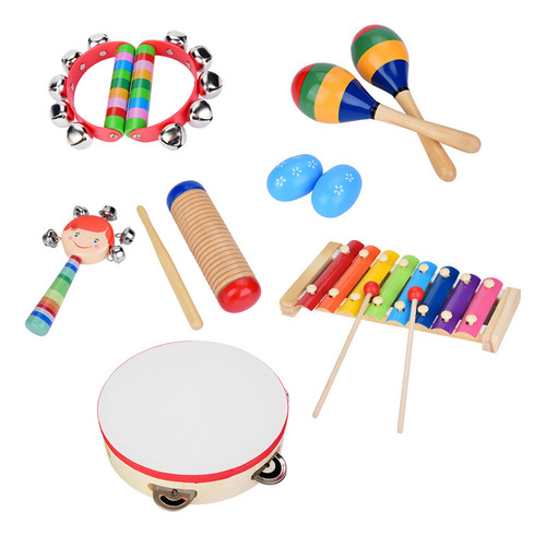 Instrumentos De Percusión Para Niños Pequeños, 13 Piezas, De