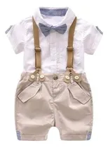 Comprar Conjunto Terno Body Camisa De 4 Piezas Importado Niños Bebes