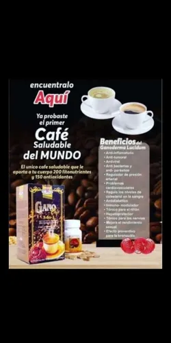 Gano Cafe 3en1 Con Extracto De Ganoderma Lucidum Sin Lactosa